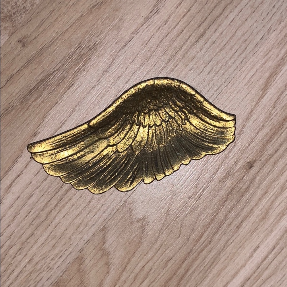 Gold Wing/Feather Ring Dish